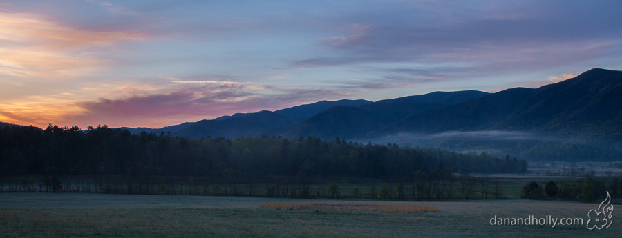 Sunrise in Cades Cove